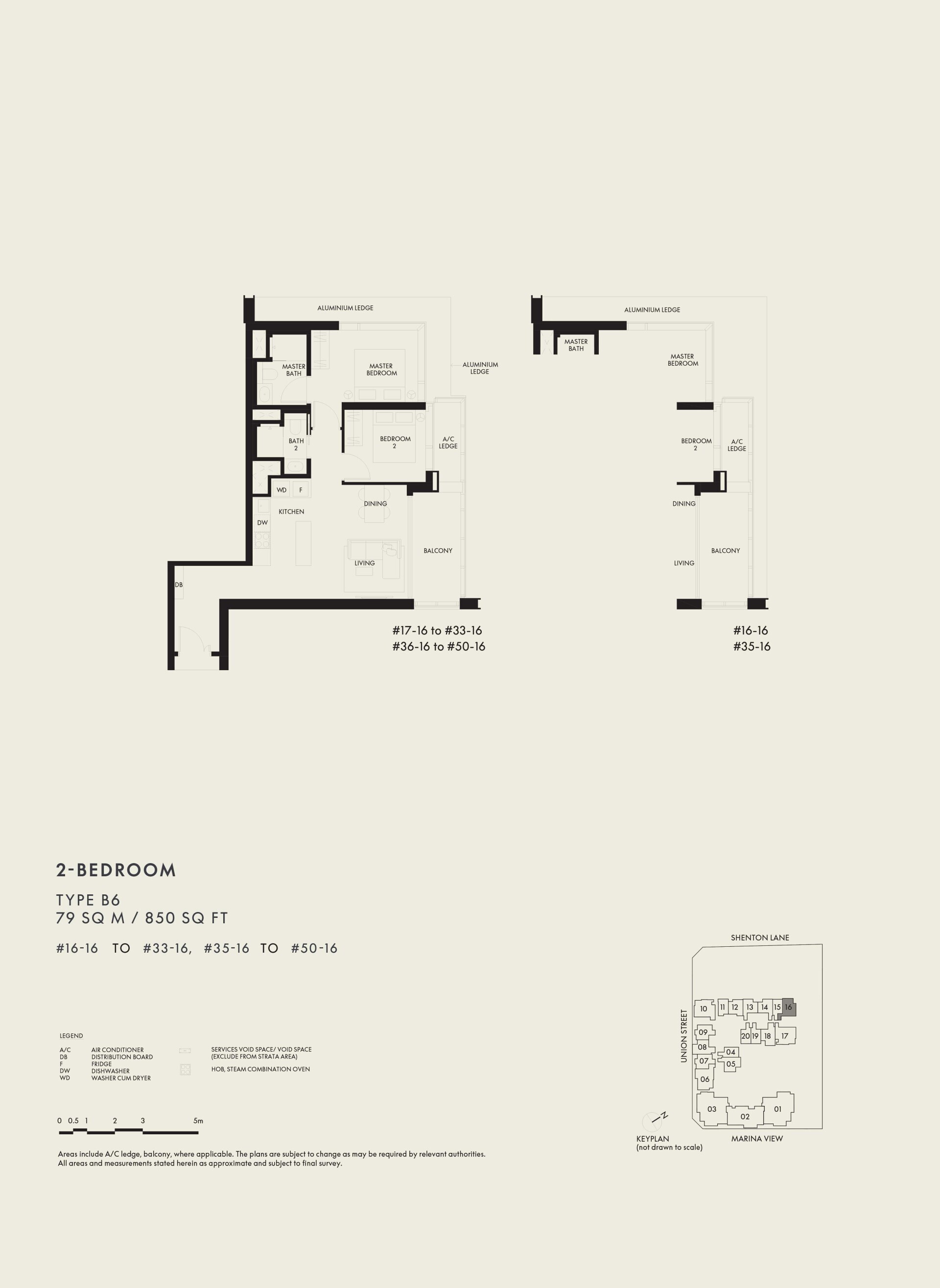 W Residences Marina View floorplan